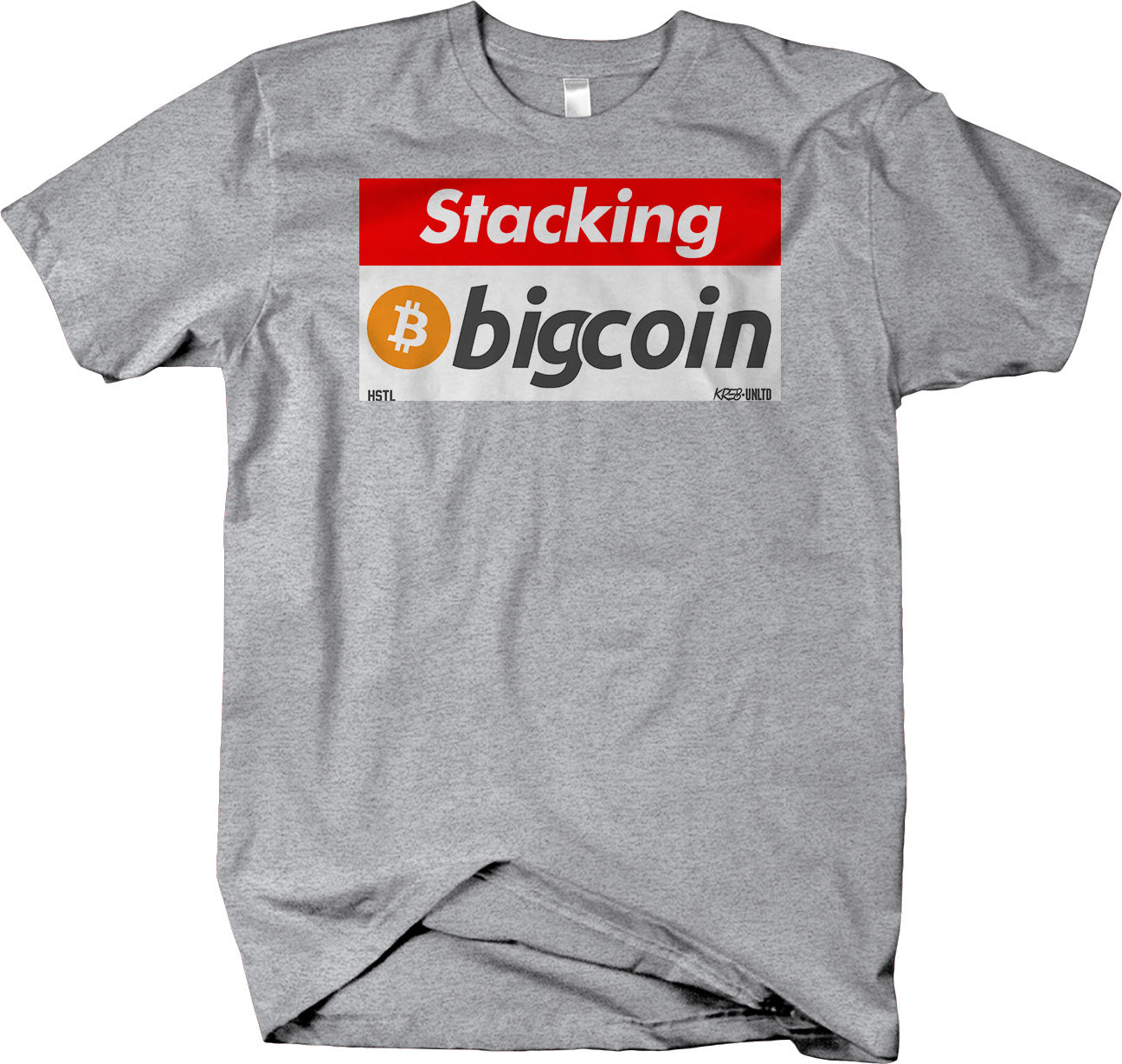 Stacking Big Coin Short Sleeve T-shirt - Hustlin - HSTL Collection Grind or Die - Larger Sizes