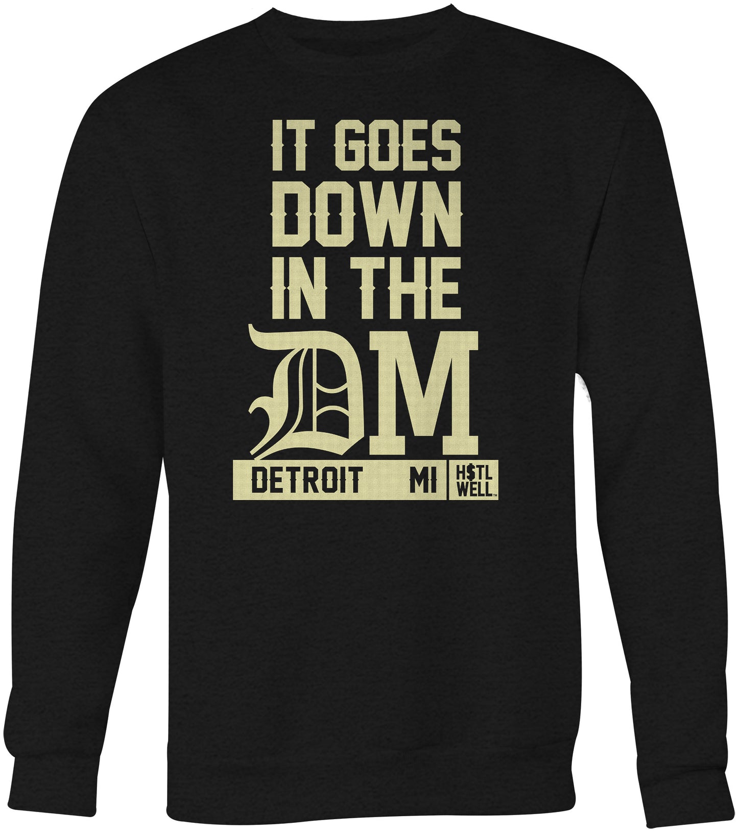 It Goes Down In The DM T-shirt Detroit Michigan Proud 313