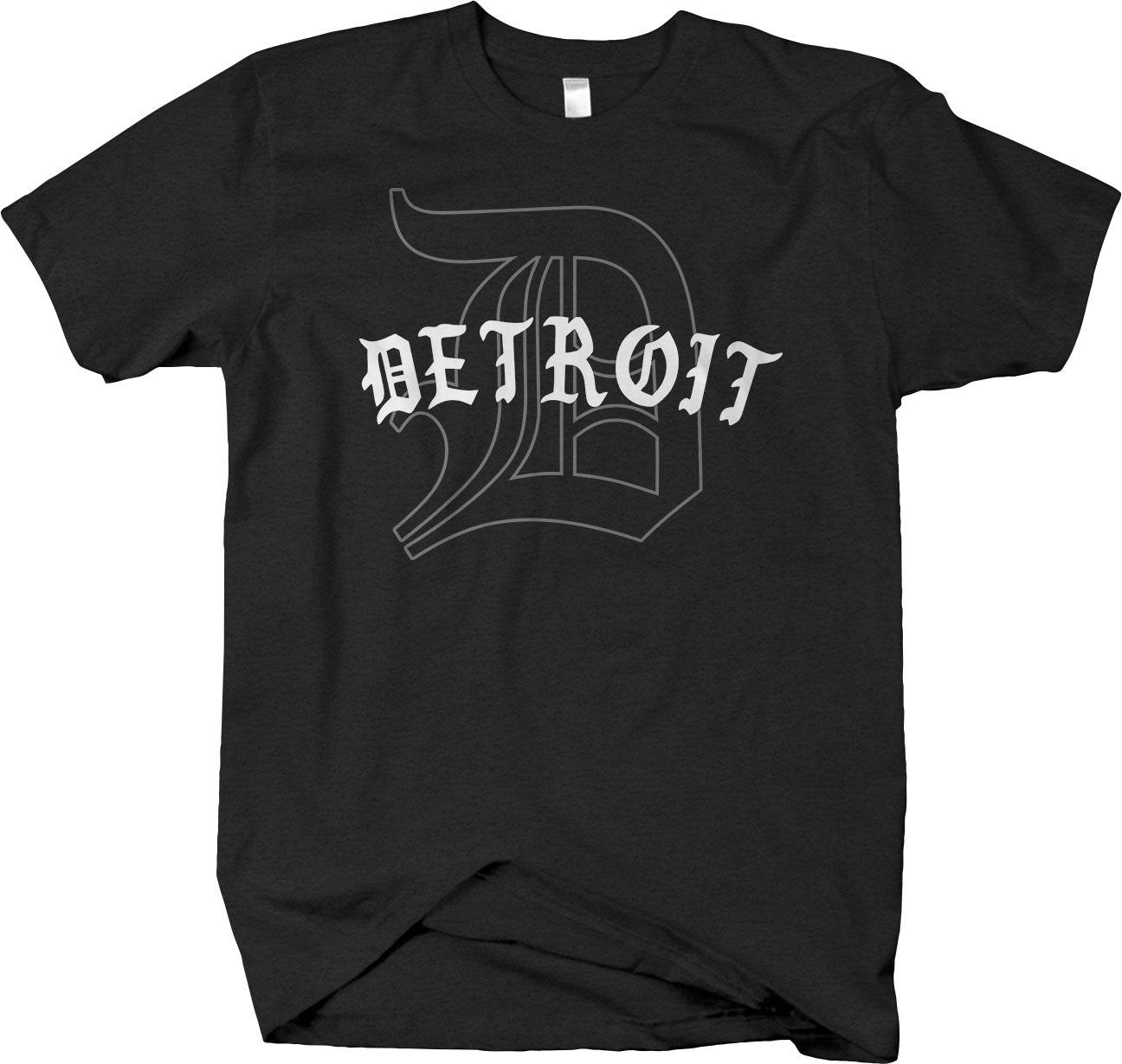 Classic "D" T-shirt - Detroit Love Detroit Pride 313