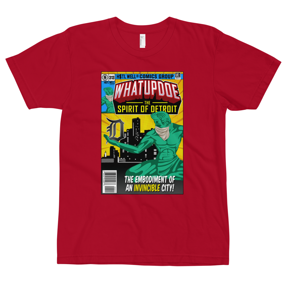 WhatUpDoe The Spirit of Detroit Covid-19 T-shirt