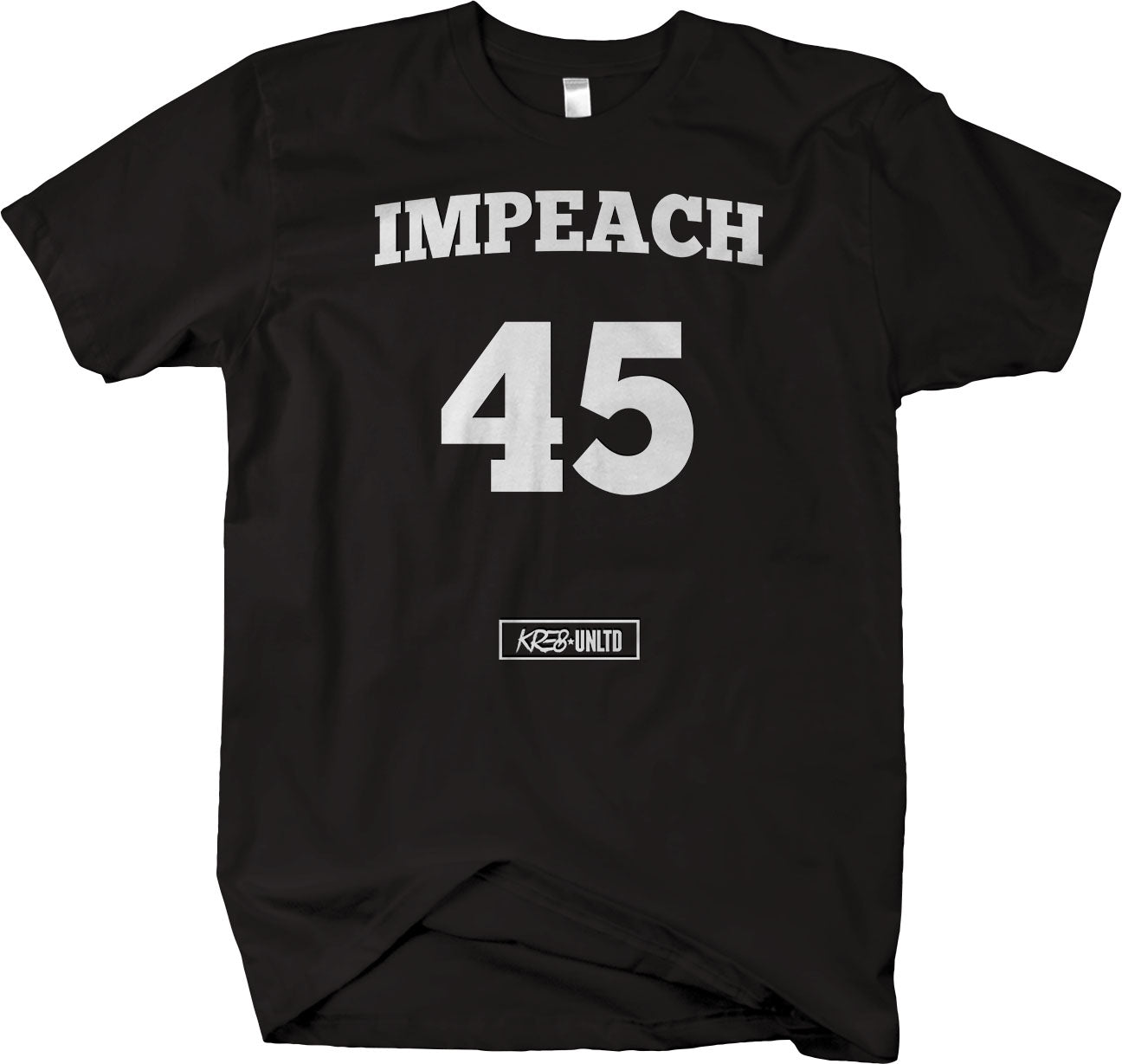 Impeach 45 - Political Protest Anti Trump T-shirt - Larger Sizes
