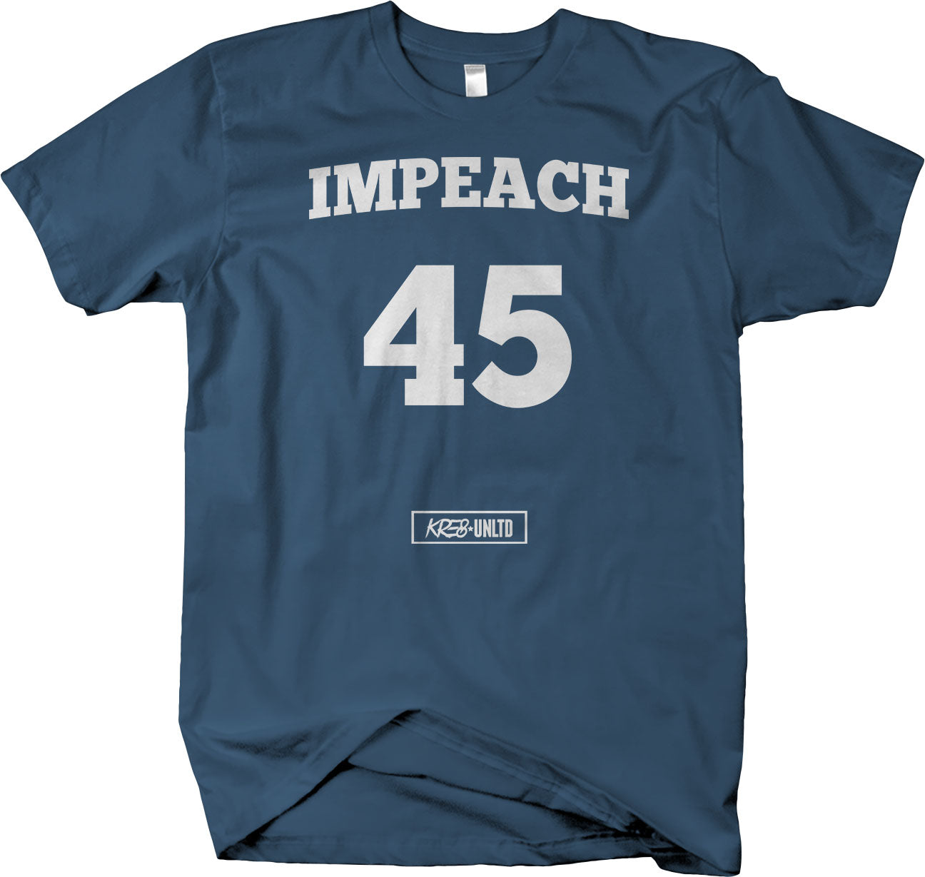 Impeach 45 - Political Protest Anti Trump T-shirt - Larger Sizes