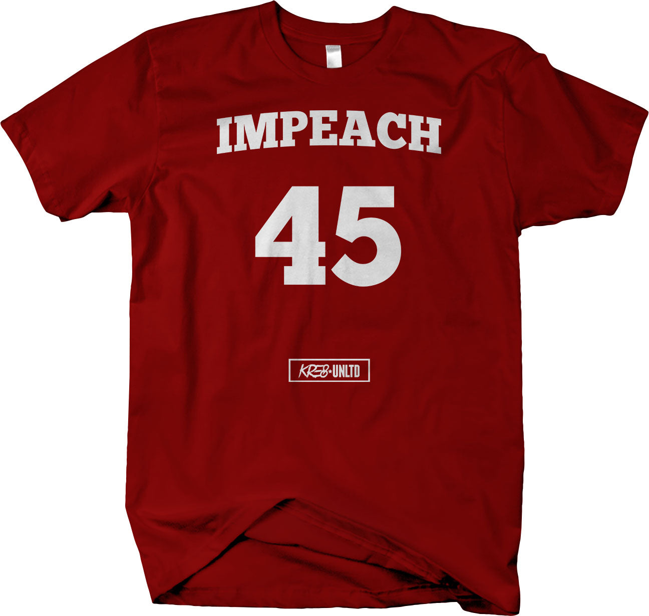 Impeach 45 - Political Protest Anti Trump T-shirt - Larger Sizes