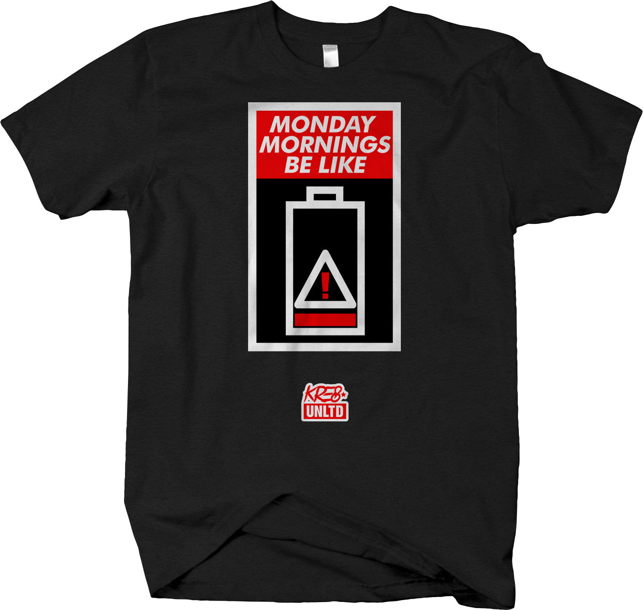 Monday Mornings Be Like... Short Sleeve T-shirt - Funny relatable graphic tee
