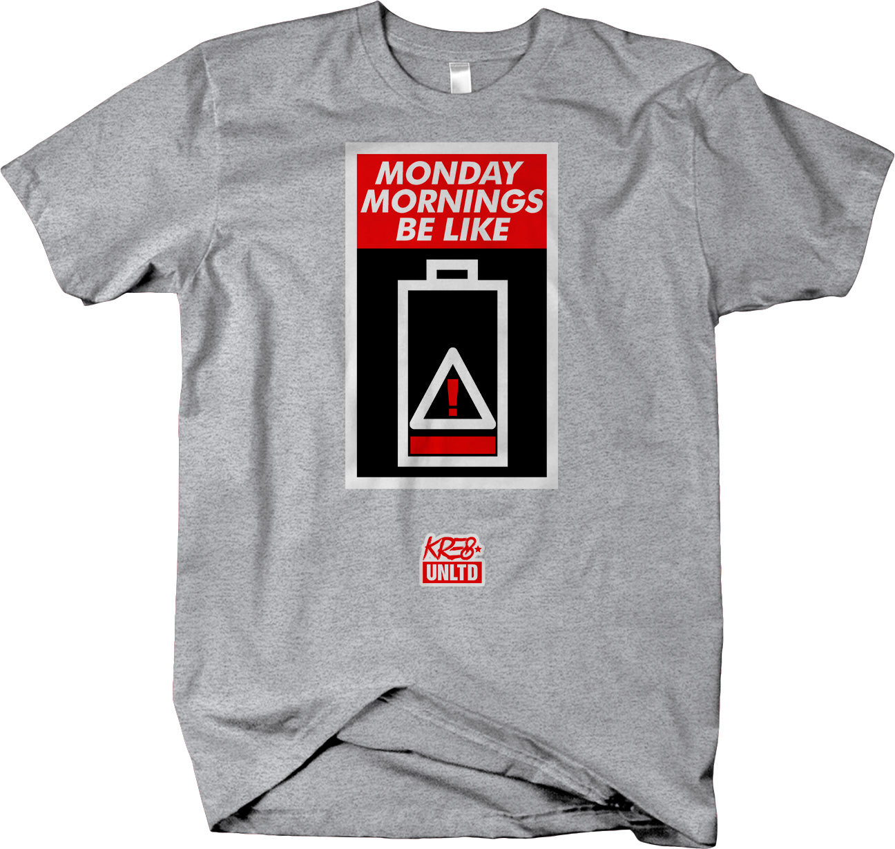 Monday Mornings Be Like... Short Sleeve T-shirt - Funny relatable graphic tee