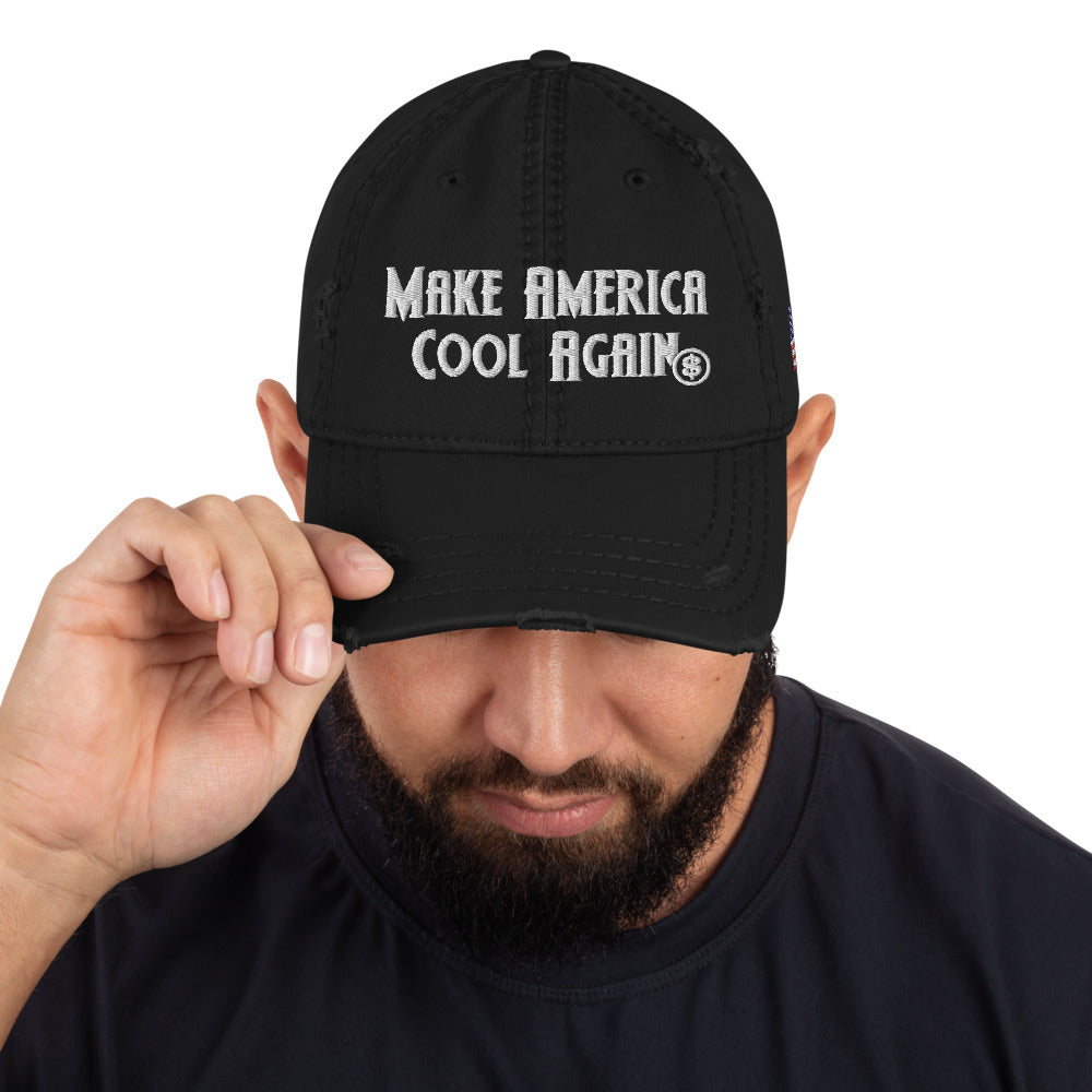 Make America Cool Again Distressed Dad Hat