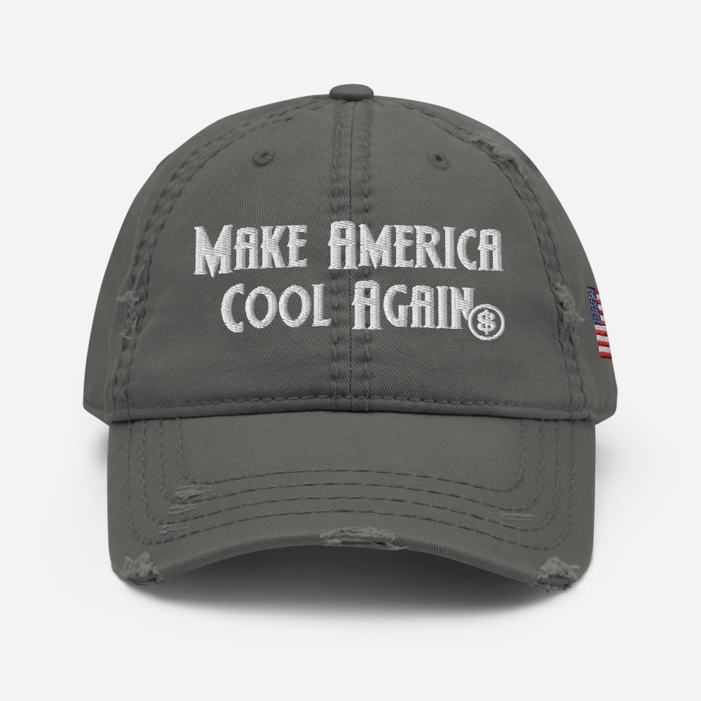 Make America Cool Again Distressed Dad Hat