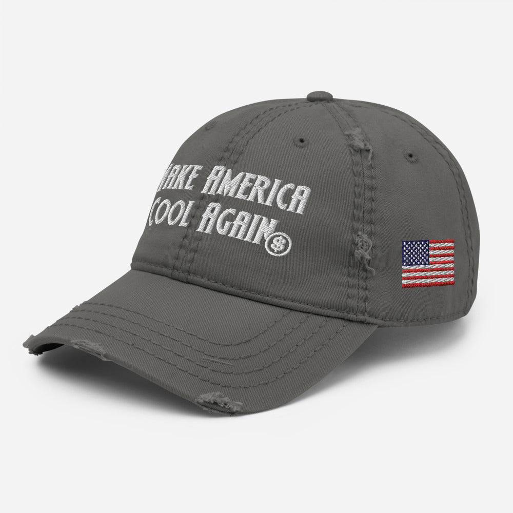 Make America Cool Again Distressed Dad Hat