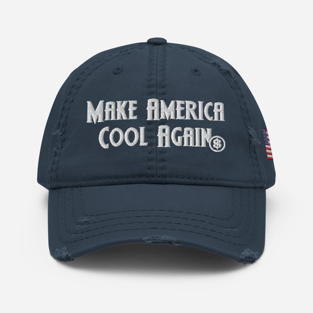 Make America Cool Again Distressed Dad Hat