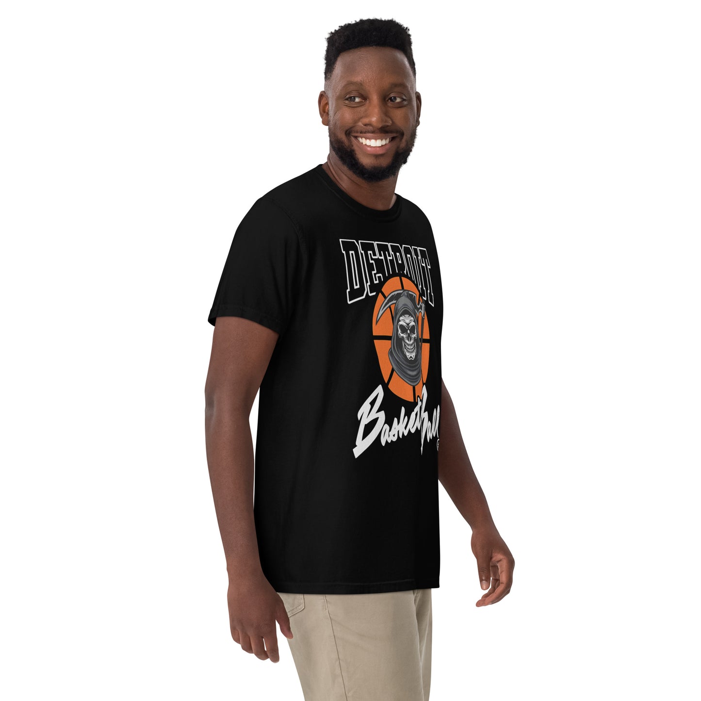 DETROIT BASKETBALL Vintage "Bootleg" garment-dyed heavyweight t-shirt
