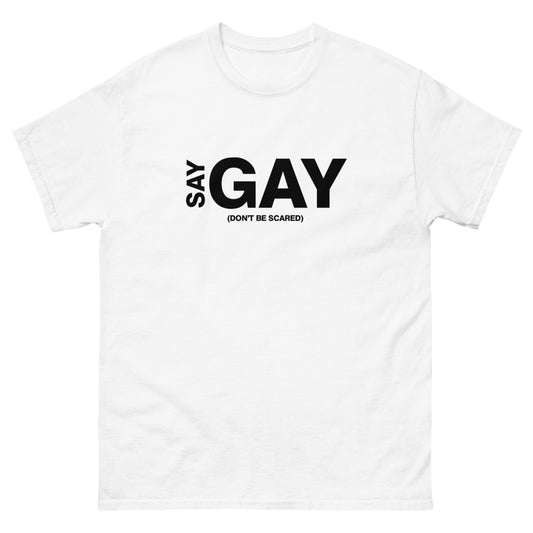 Say Gay anti Florida Bill Men's heavyweight tee