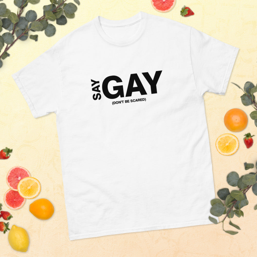 Say Gay anti Florida Bill Men's heavyweight tee