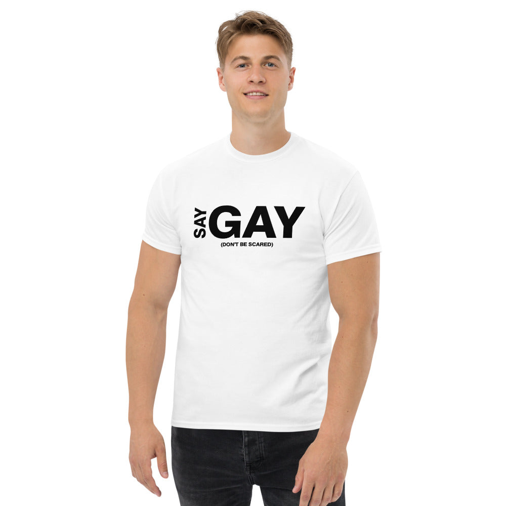 Say Gay anti Florida Bill Men's heavyweight tee