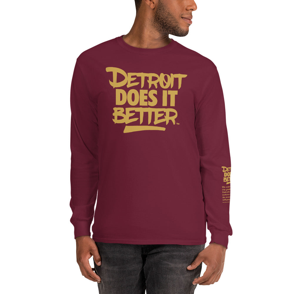 New Classic DDIB Logo Mission Statement Men’s Long Sleeve Shirt