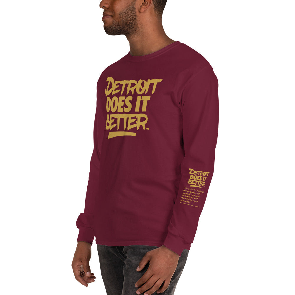 New Classic DDIB Logo Mission Statement Men’s Long Sleeve Shirt