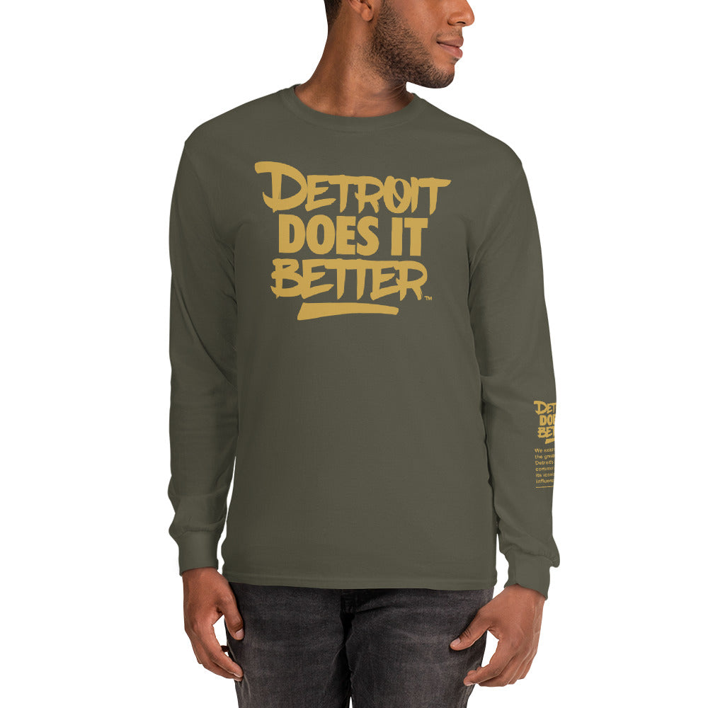 New Classic DDIB Logo Mission Statement Men’s Long Sleeve Shirt