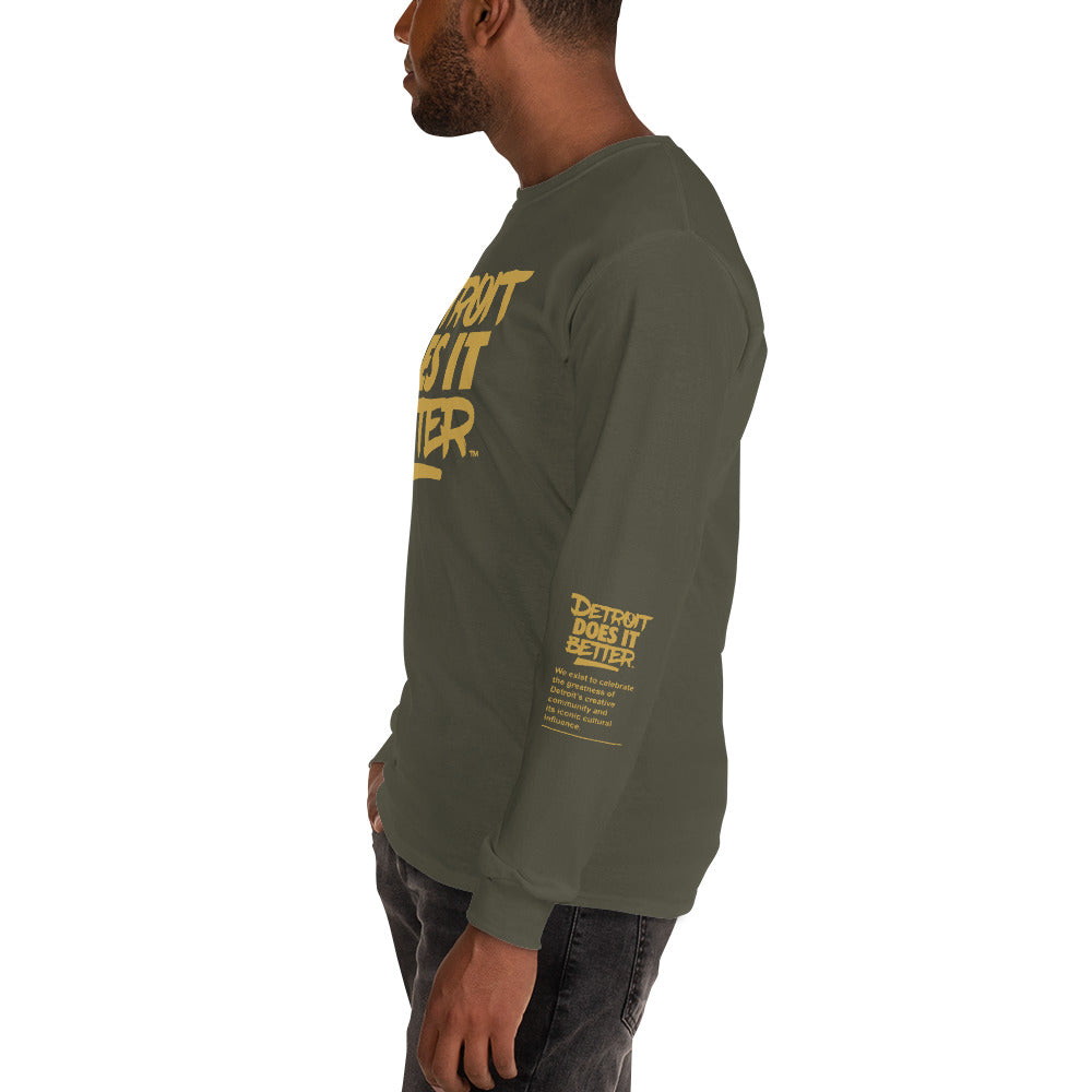 New Classic DDIB Logo Mission Statement Men’s Long Sleeve Shirt