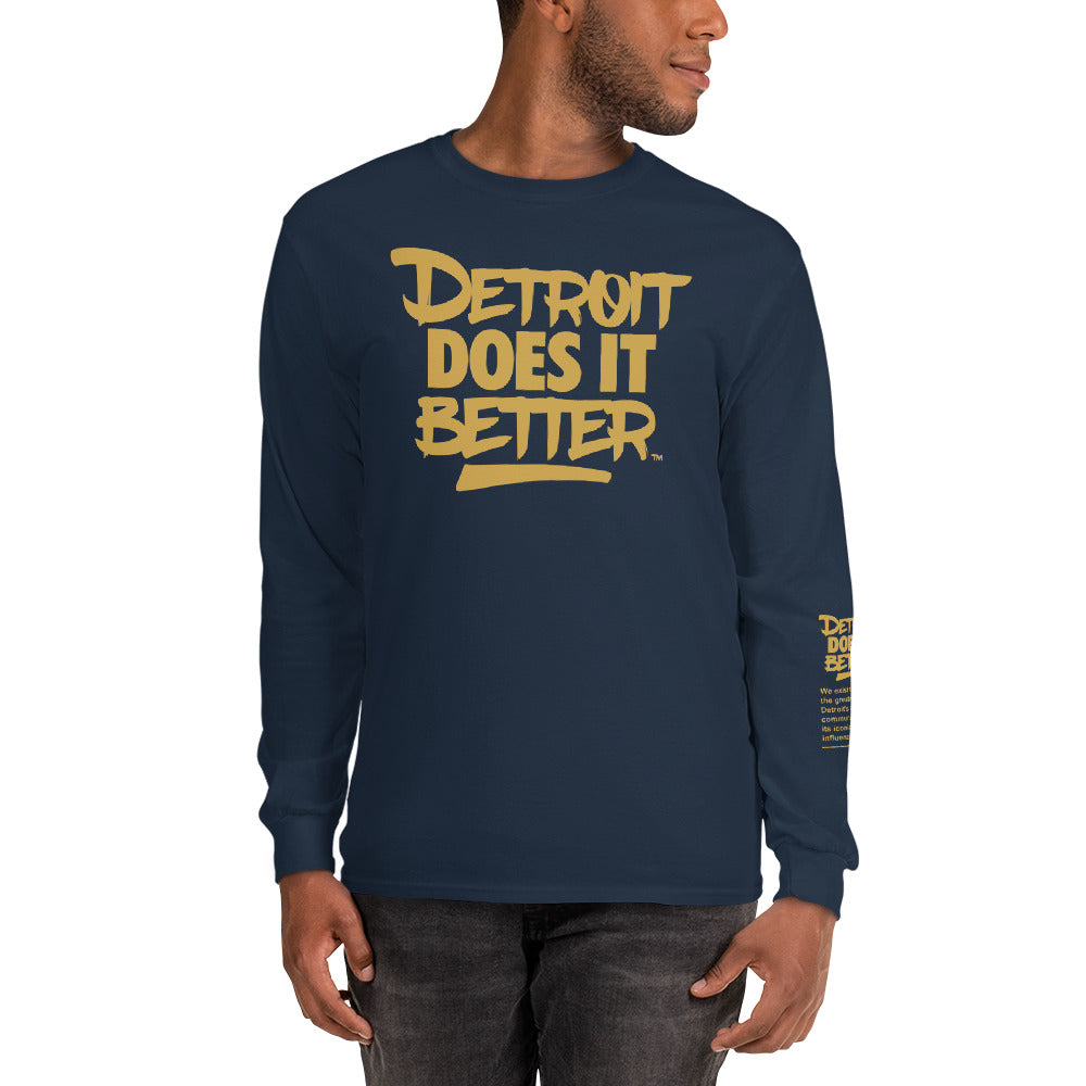 New Classic DDIB Logo Mission Statement Men’s Long Sleeve Shirt