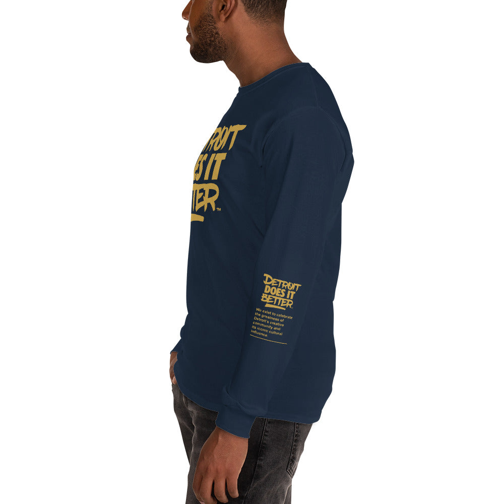 New Classic DDIB Logo Mission Statement Men’s Long Sleeve Shirt