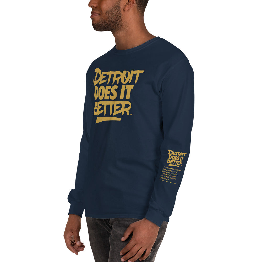 New Classic DDIB Logo Mission Statement Men’s Long Sleeve Shirt