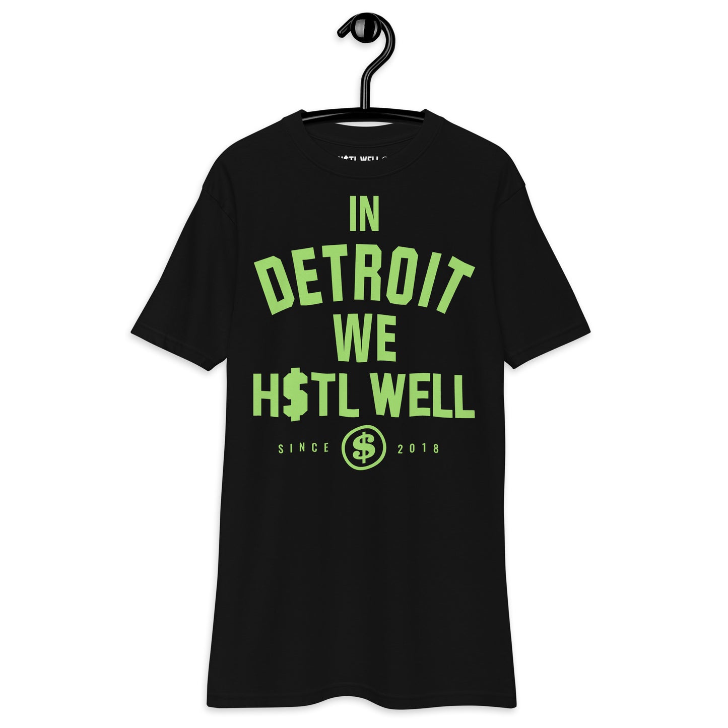 In Detroit We H$TL WELL Men’s premium heavyweight tee