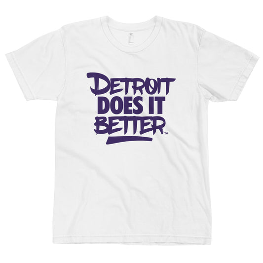 Classic Detroit Does It Better T-Shirt Purple Colorway Jordan Matching