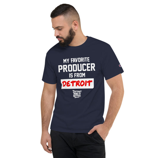 Men's My Favorite Producer Is From Detroit - Champion T-Shirt