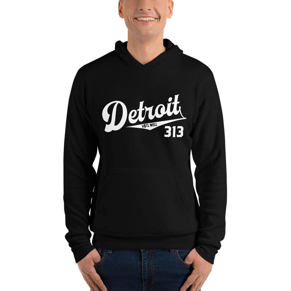 Detroit 313 Vintage Style Hoodie