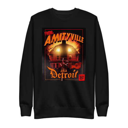 Amityville AKA Detroit Unisex Fleece Pullover