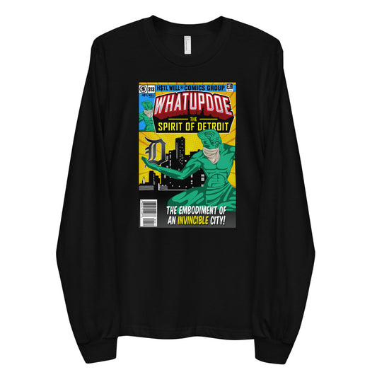 WhatUpDoe The Spirit of Detroit Covid-19 T-shirt Long sleeve t-shirt