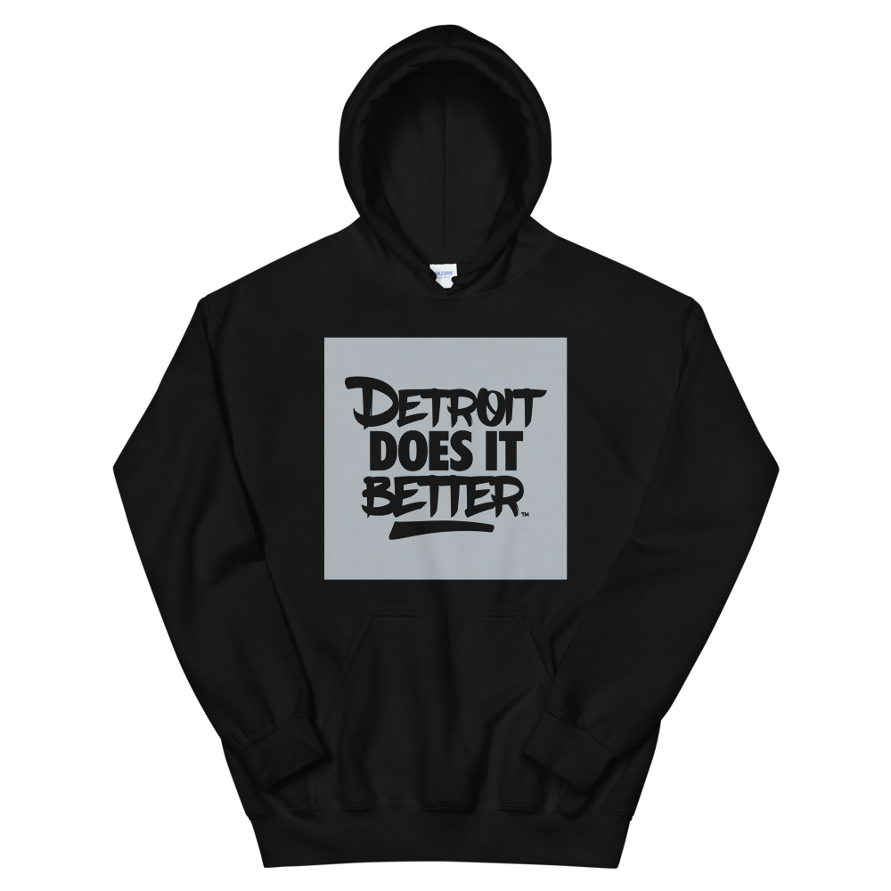 Classic Boxed In Detrot Does It Better Logo Hoodie