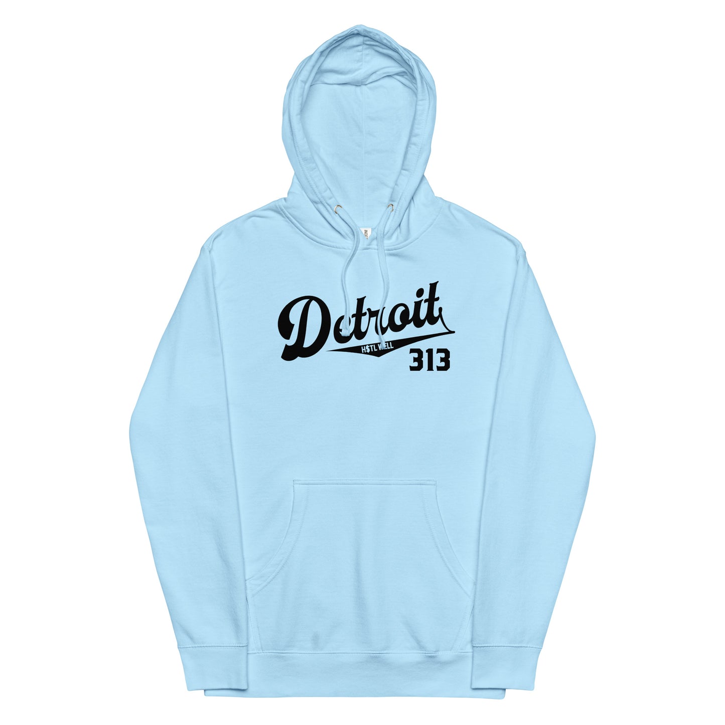 Detroit 313 Vintage Style Unisex midweight hoodie