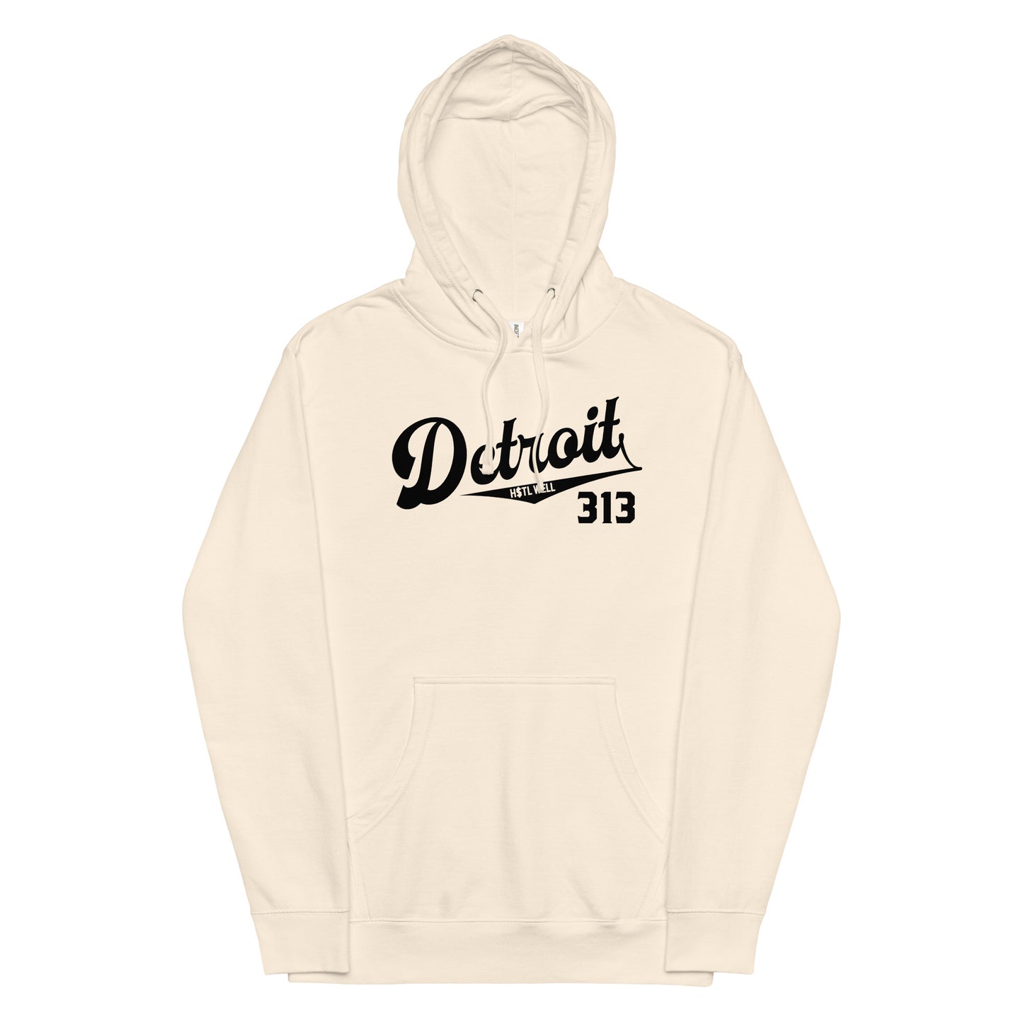 Detroit 313 Vintage Style Unisex midweight hoodie