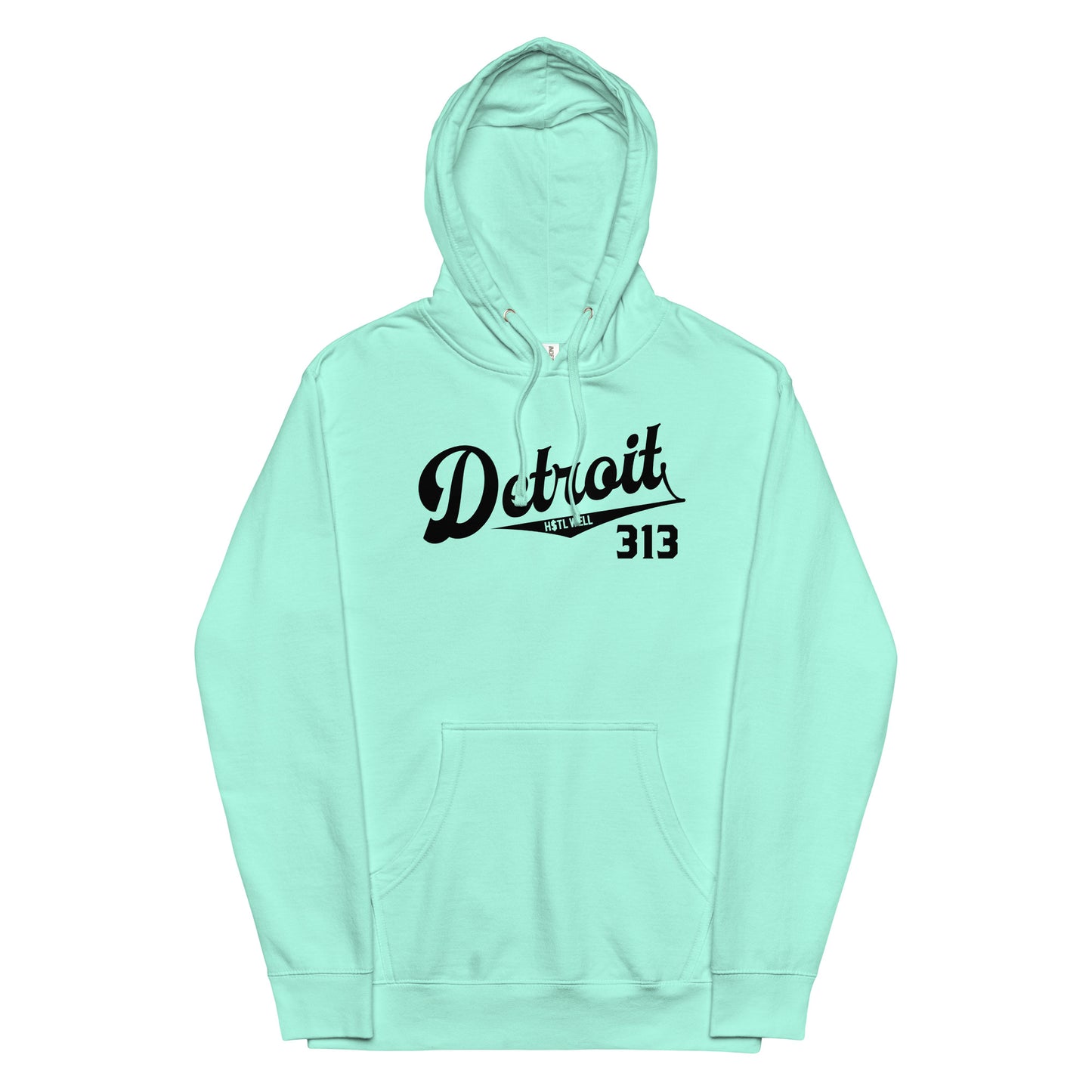 Detroit 313 Vintage Style Unisex midweight hoodie