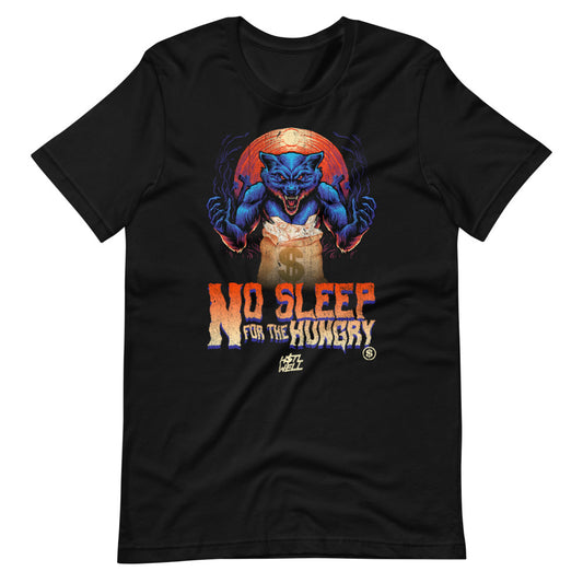 No Sleep For The Hungry H$TLWEEN Short-Sleeve Unisex T-Shirt