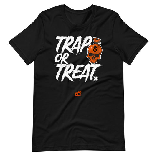 Trap Or Treat Halloween H$TLWEEN 2021 Short Sleeve T-shirt