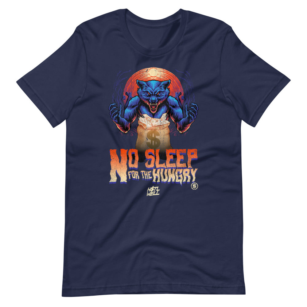 No Sleep For The Hungry H$TLWEEN Short-Sleeve Unisex T-Shirt