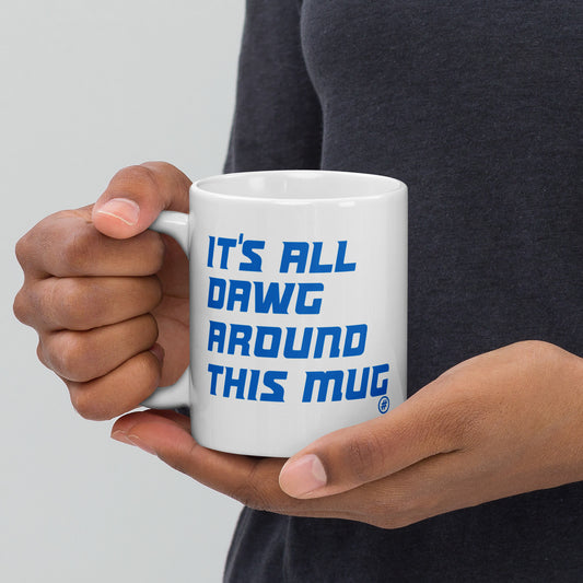 It's All Dawg Around This Mug White glossy mug for Detroit