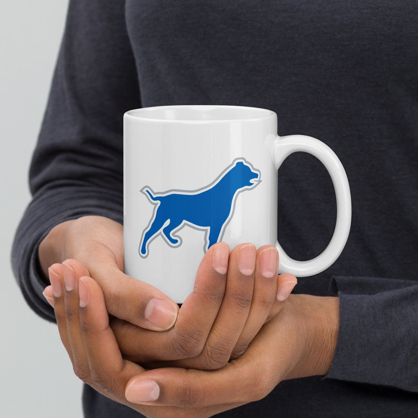 It's All Dawg Around This Mug White glossy mug for Detroit