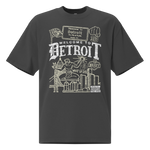Welcome 2 Detroit [ Vintage 313 ] 2024 Draft Oversized faded t-shirt