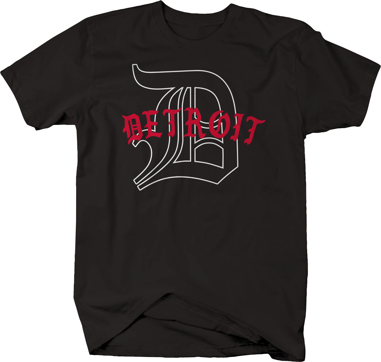 Classic "D" T-shirts The Pro Team Variants - Detroit Sports - LARGER SIZES