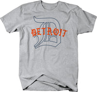 Classic "D" T-shirts The Pro Team Variants - Detroit Sports - LARGER SIZES
