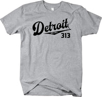 Detroit 313 Baseball Style t-shirt