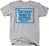 DETROIT DOES IT BETTER™ "Framed" T-shirt  , Detroit Swag - Larger Sizes