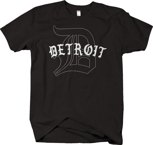 Classic "D" T-shirt  - Detroit Love Detroit Pride 313