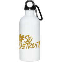 #SoDetroit 20 oz. Stainless Steel Water Bottle