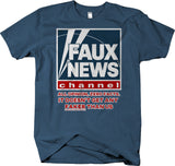 Faux News - Funny Political Humor T-shirt Anti Trump