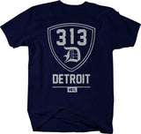 The 313 Detroit T-shirt - H$TL Collection - LARGER SIZES