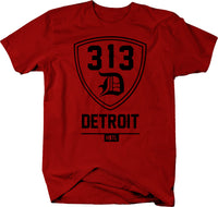 The 313 Detroit T-shirt - H$TL Collection - LARGER SIZES