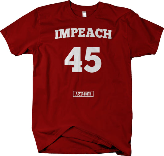 Impeach 45 - Political Protest Anti Trump T-shirt - Larger Sizes